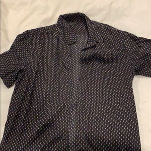 All Saints Short Sleeve Button Up